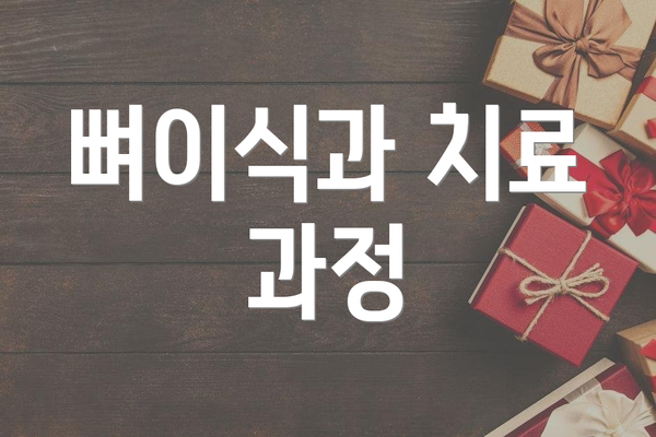 뼈이식과 치료 과정