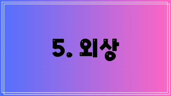 5. 외상