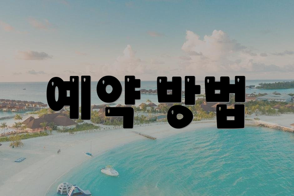 예약 방법