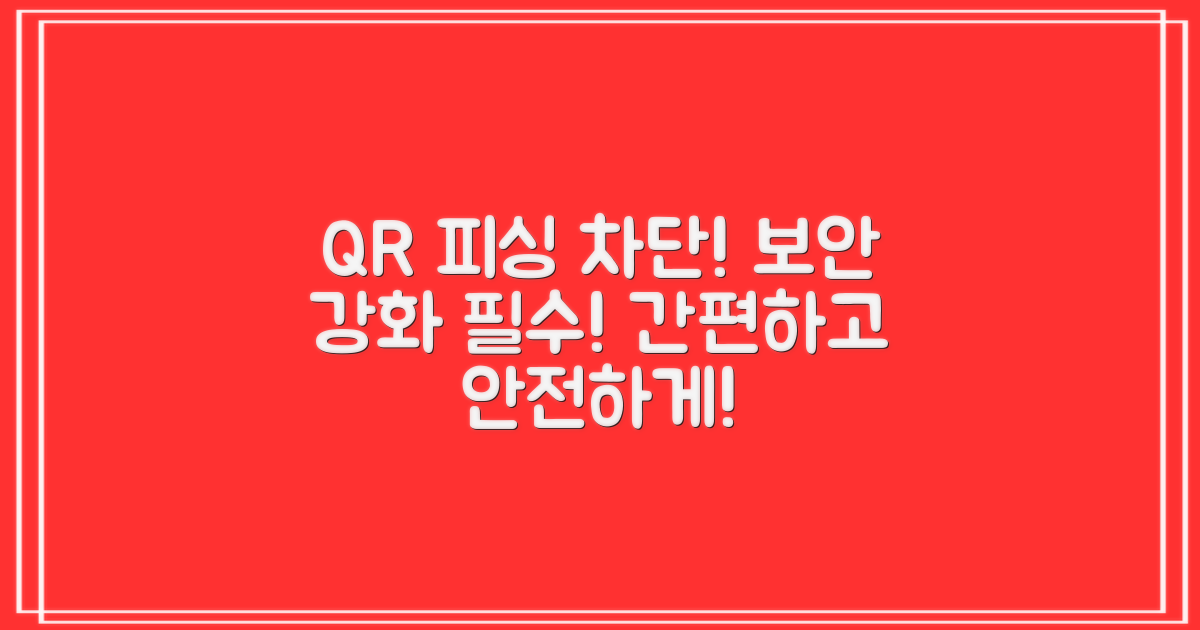 피싱 예방, QR 보안 강화