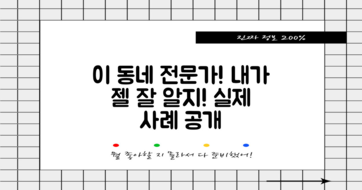 실제 사례: "이 동네는 제가 제일 잘 알죠!"